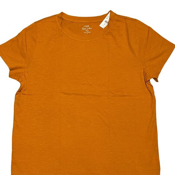 NWT J. Crew Bronzed Spice Vintage Slub Cotton Crewneck Tee - Picture 2 of 9